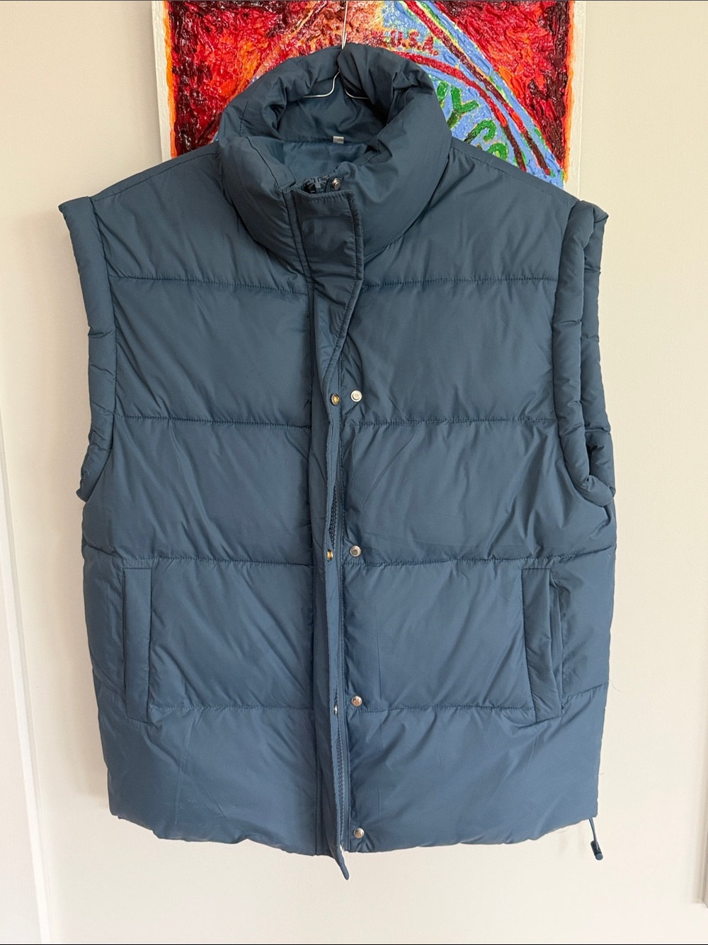 Woman’s Puffer Vest - Navy Blue